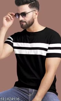 Cotton Blend Men Cotton Blend Regular T-shirts